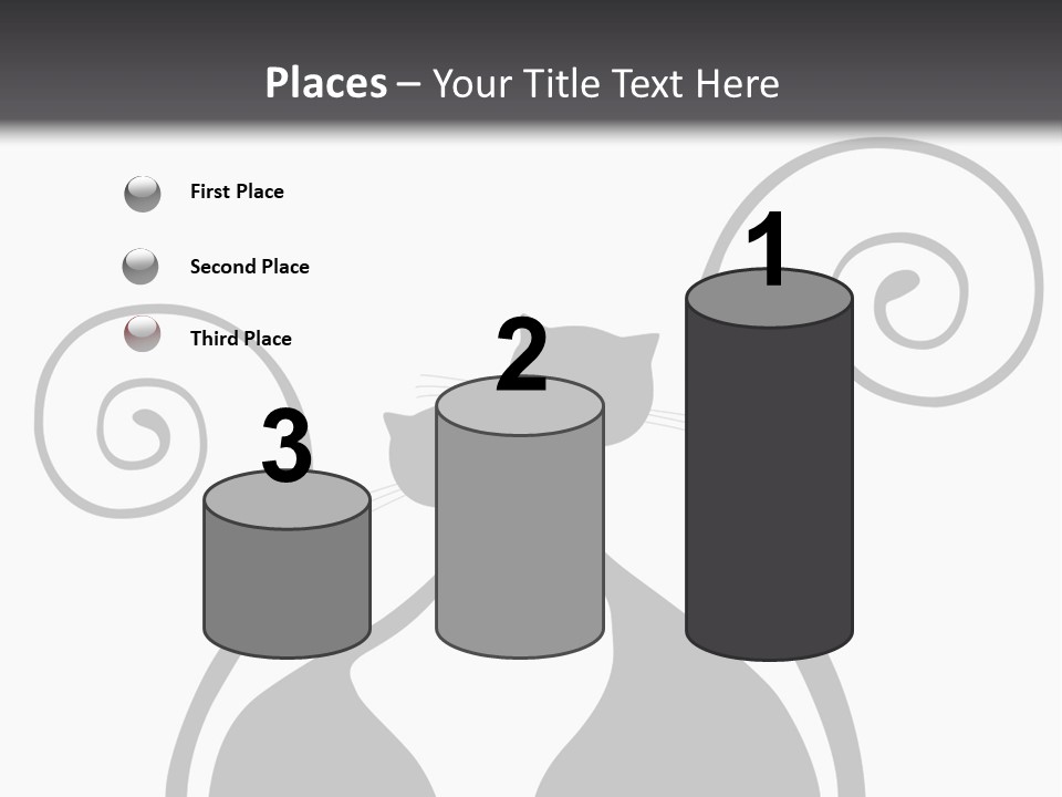 Isolated Walking Cable PowerPoint Template