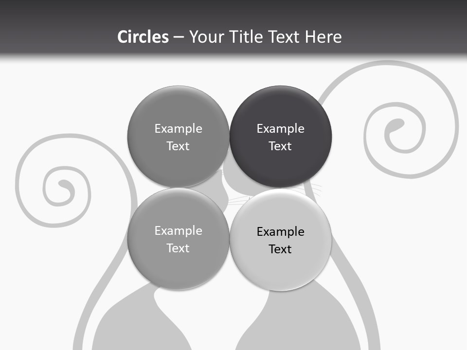 Isolated Walking Cable PowerPoint Template