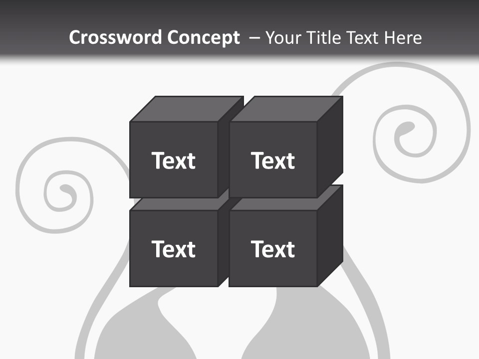 Isolated Walking Cable PowerPoint Template