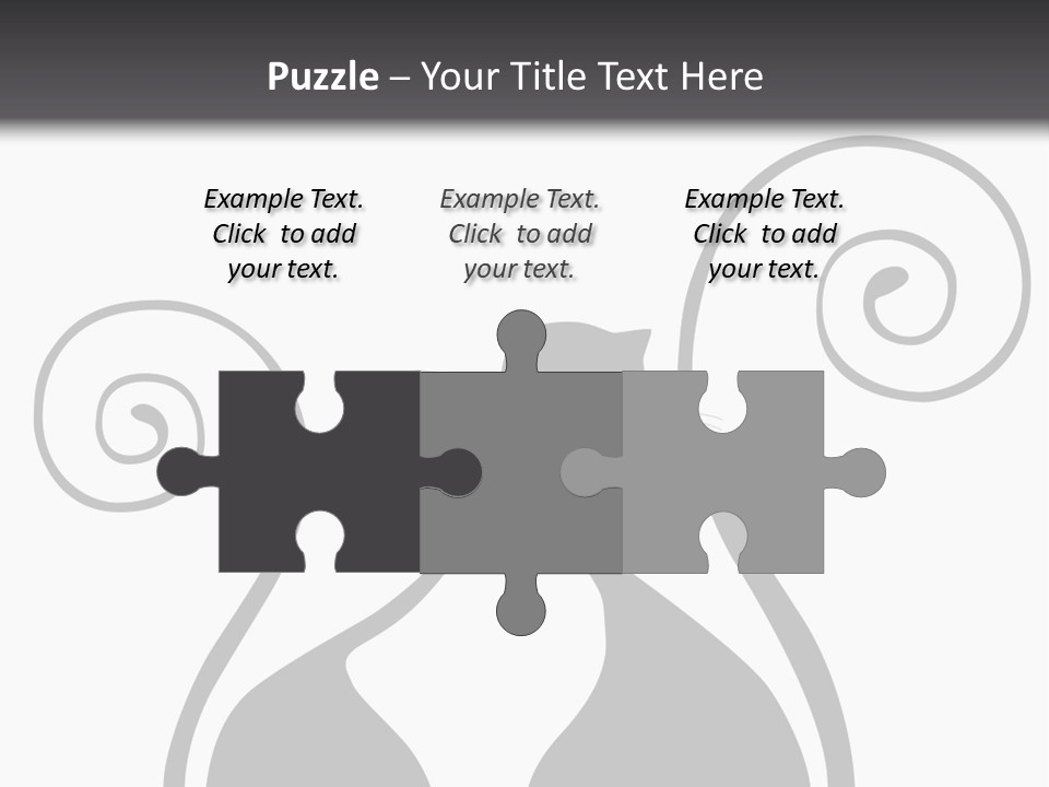 Isolated Walking Cable PowerPoint Template