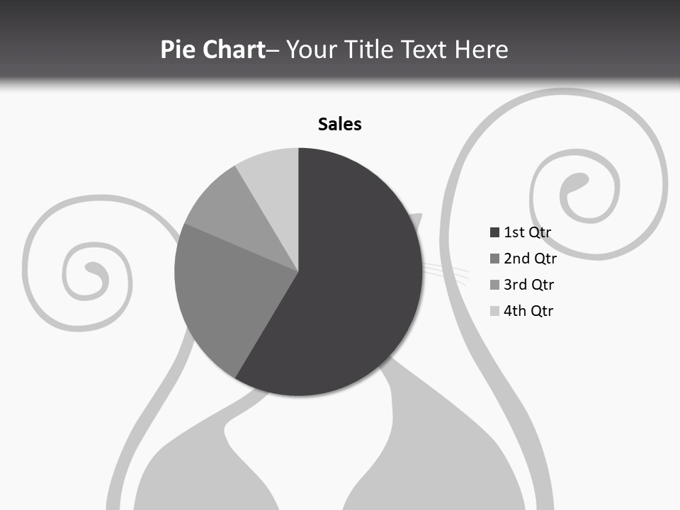 Isolated Walking Cable PowerPoint Template