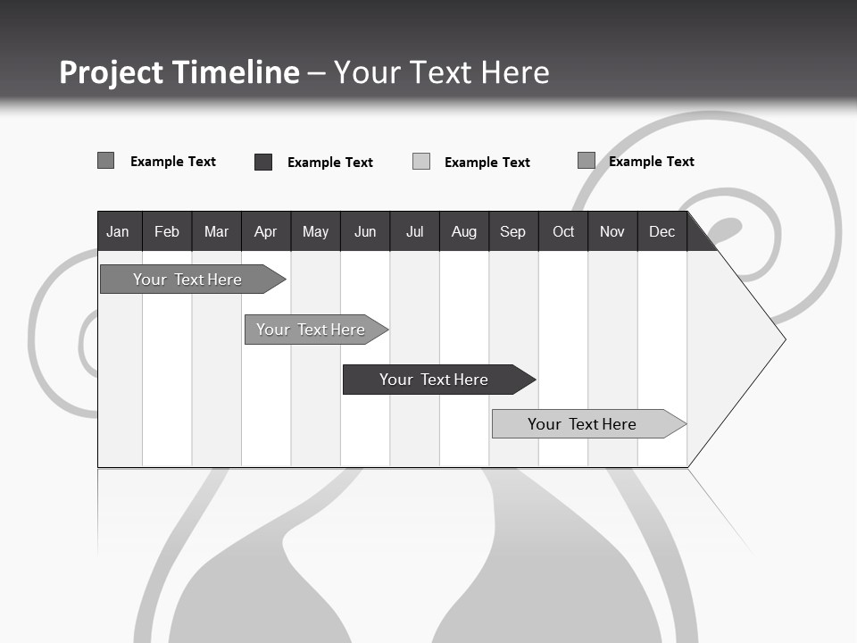 Isolated Walking Cable PowerPoint Template