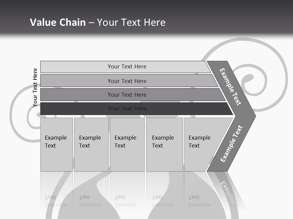 Isolated Walking Cable PowerPoint Template