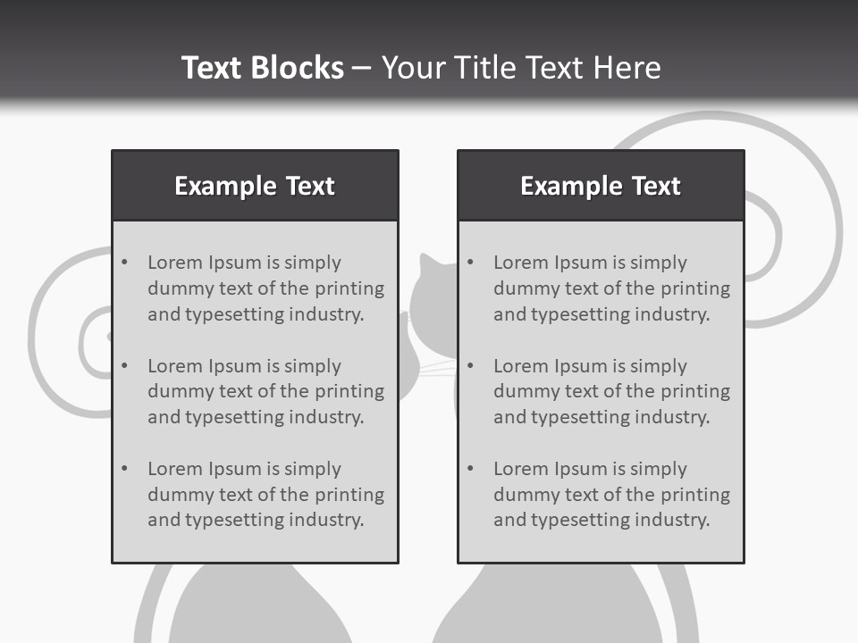 Isolated Walking Cable PowerPoint Template