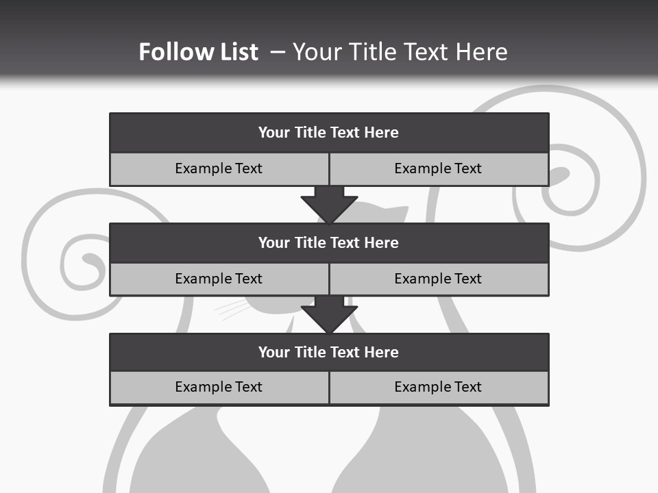 Isolated Walking Cable PowerPoint Template
