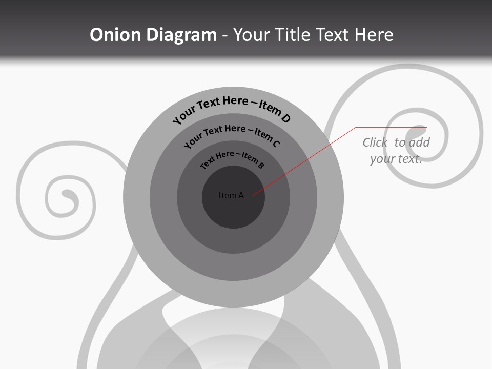 Isolated Walking Cable PowerPoint Template