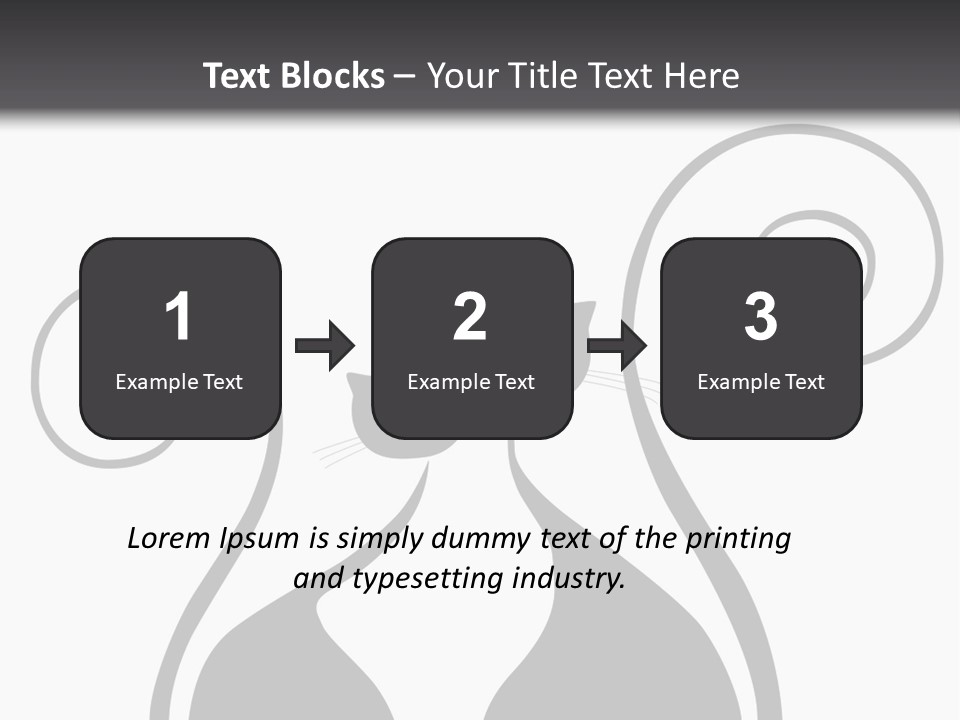 Isolated Walking Cable PowerPoint Template