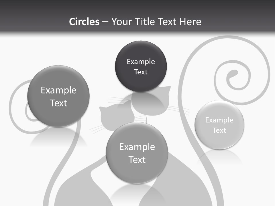 Isolated Walking Cable PowerPoint Template