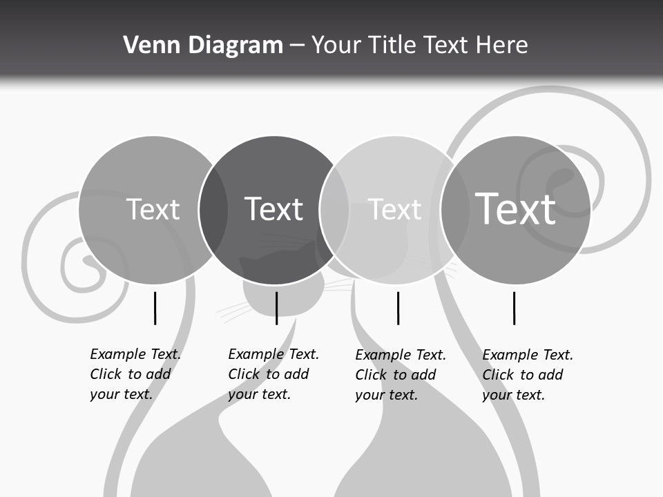Isolated Walking Cable PowerPoint Template