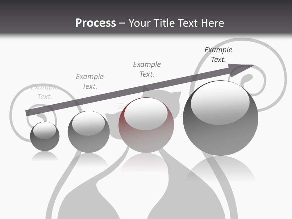 Isolated Walking Cable PowerPoint Template
