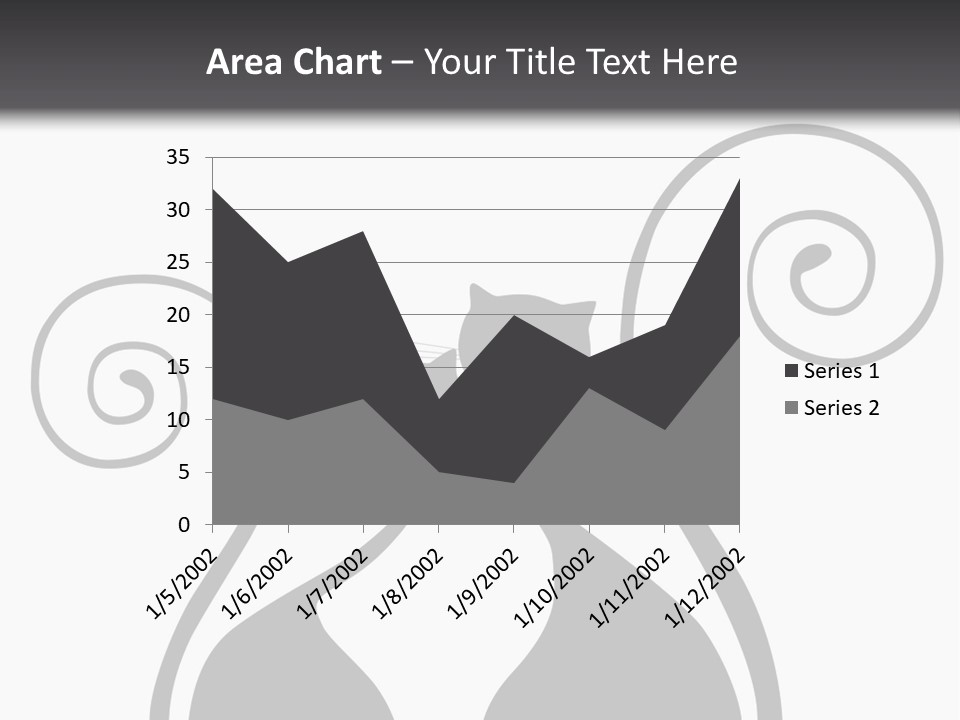 Isolated Walking Cable PowerPoint Template