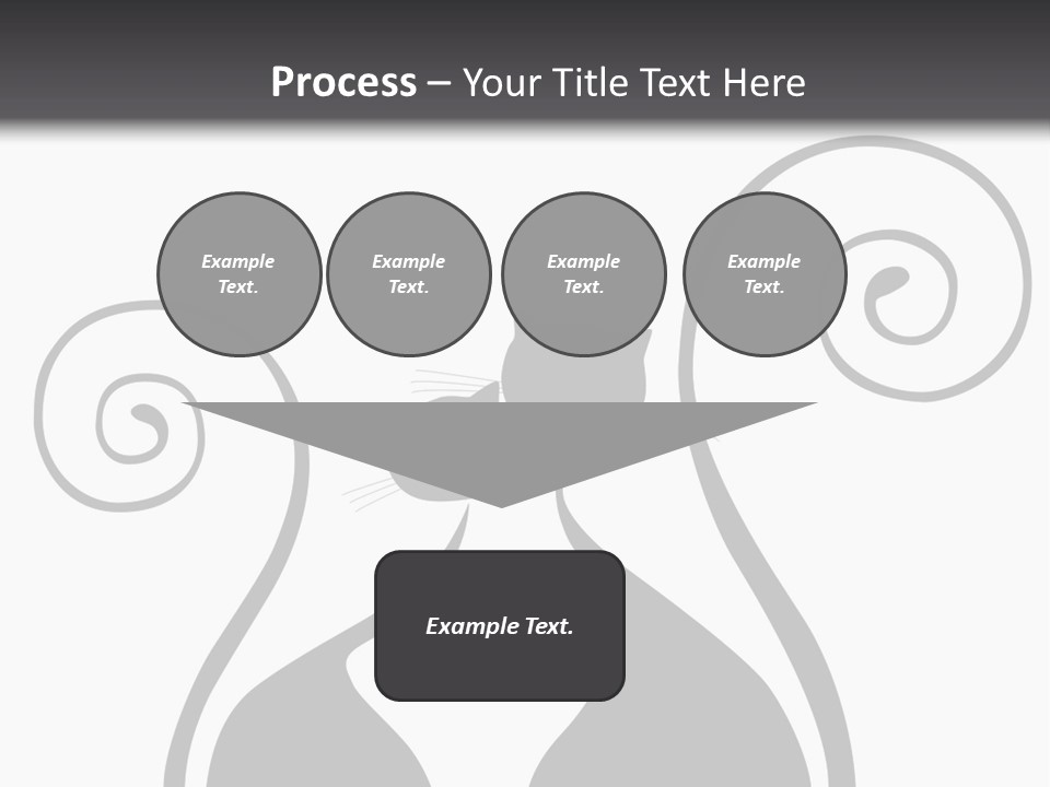 Isolated Walking Cable PowerPoint Template