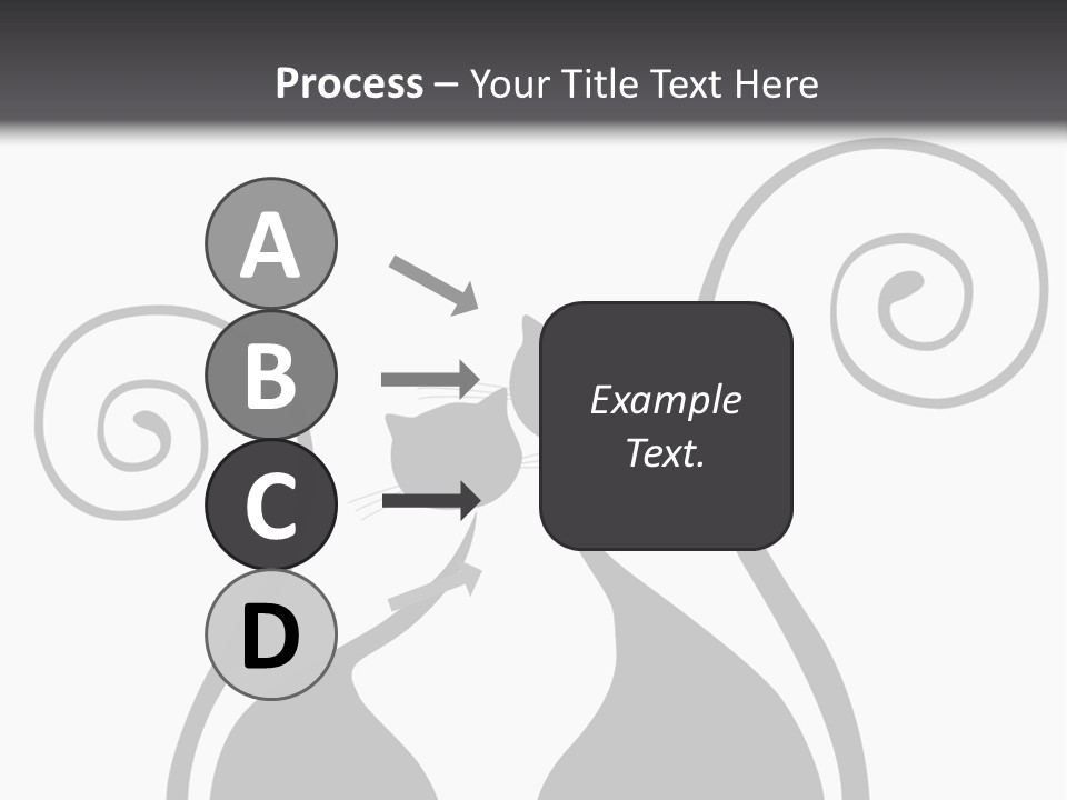 Isolated Walking Cable PowerPoint Template