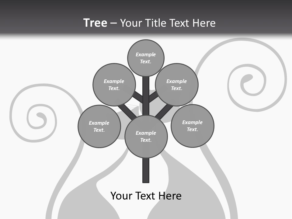 Isolated Walking Cable PowerPoint Template