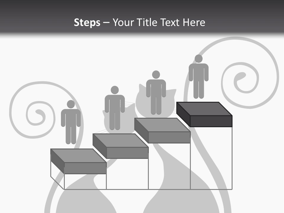 Isolated Walking Cable PowerPoint Template