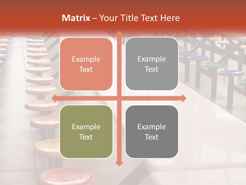 Lunchtime Cafeteria White PowerPoint Template