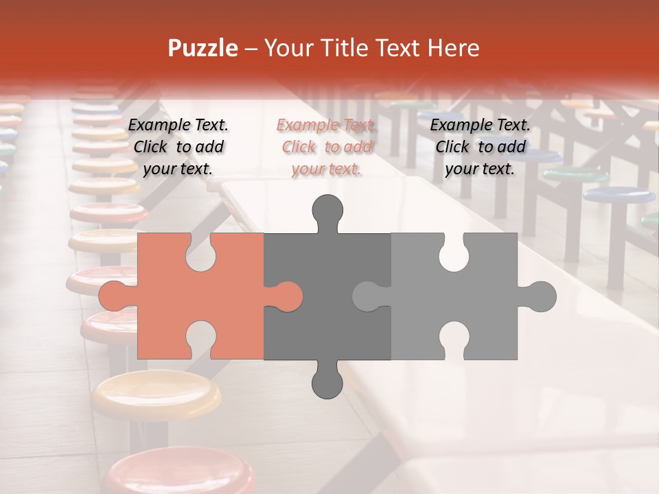 Lunchtime Cafeteria White PowerPoint Template