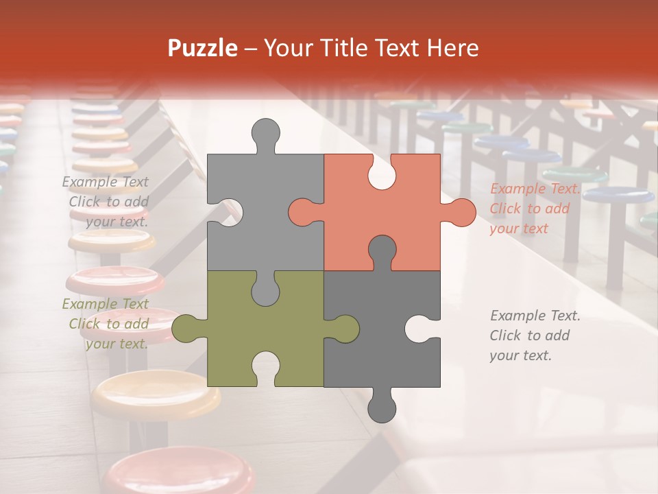 Lunchtime Cafeteria White PowerPoint Template