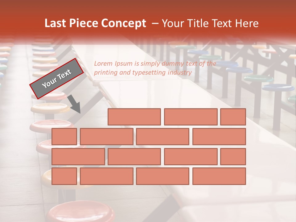 Lunchtime Cafeteria White PowerPoint Template