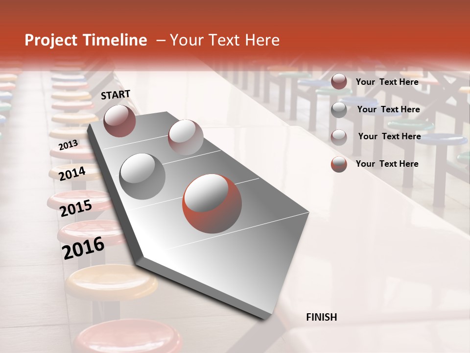 Lunchtime Cafeteria White PowerPoint Template