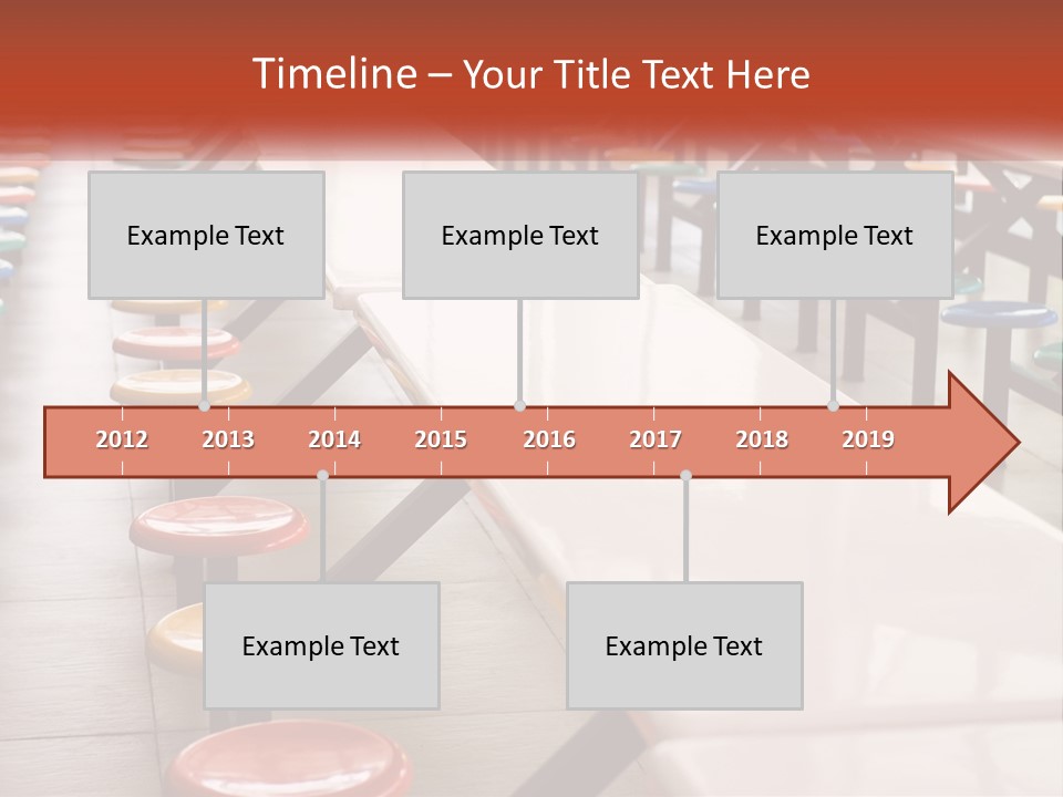 Lunchtime Cafeteria White PowerPoint Template