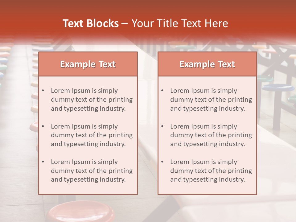 Lunchtime Cafeteria White PowerPoint Template