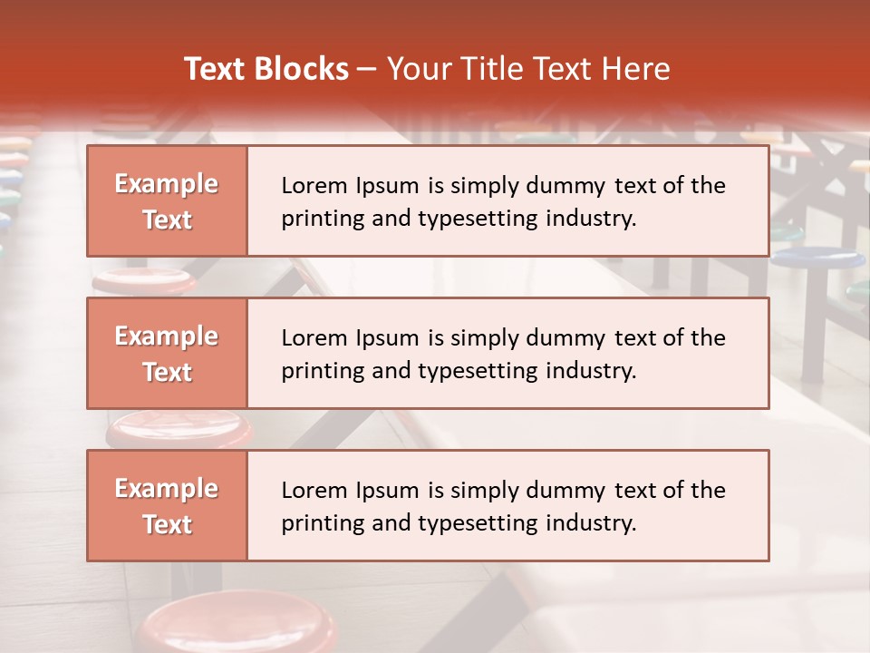 Lunchtime Cafeteria White PowerPoint Template