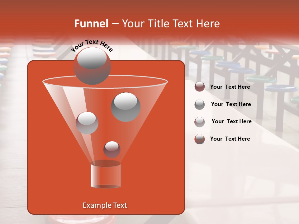 Lunchtime Cafeteria White PowerPoint Template