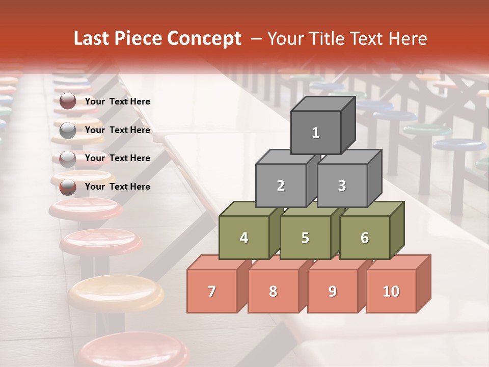 Lunchtime Cafeteria White PowerPoint Template