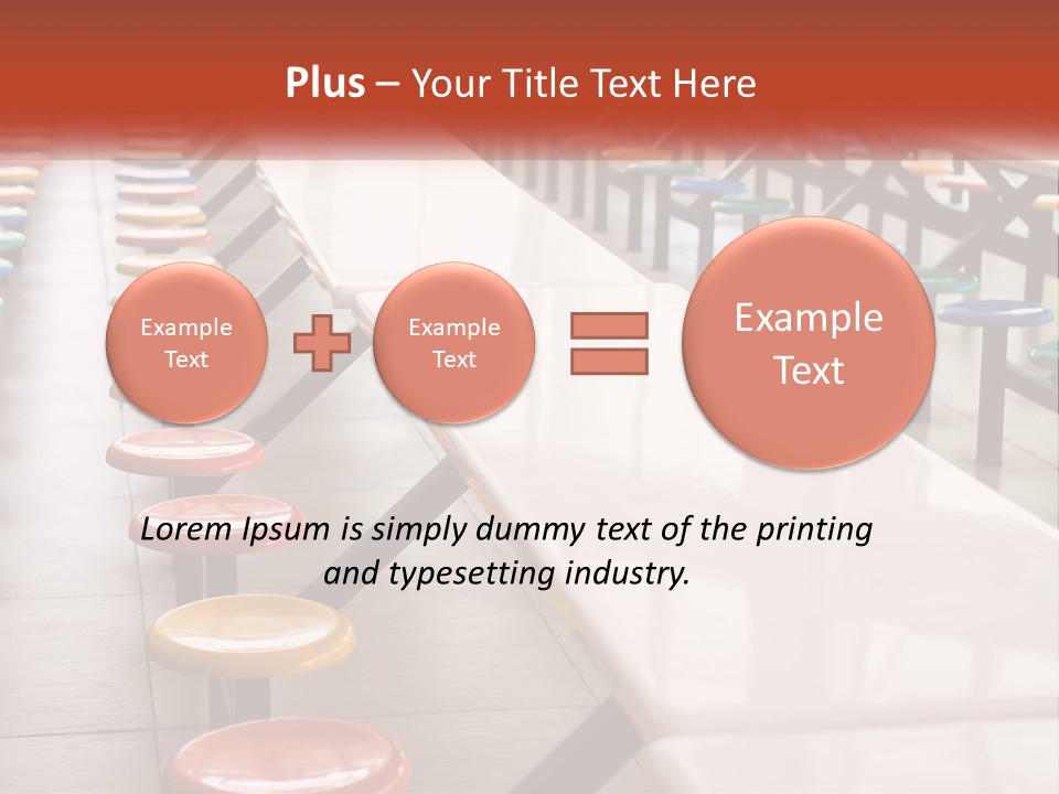 Lunchtime Cafeteria White PowerPoint Template