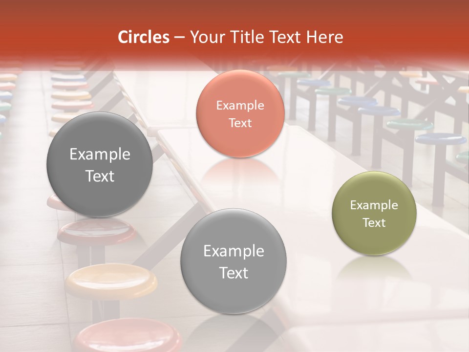 Lunchtime Cafeteria White PowerPoint Template