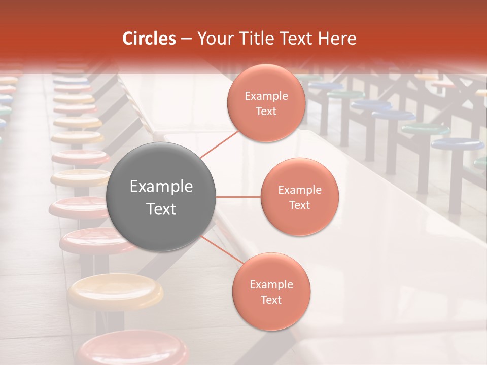 Lunchtime Cafeteria White PowerPoint Template