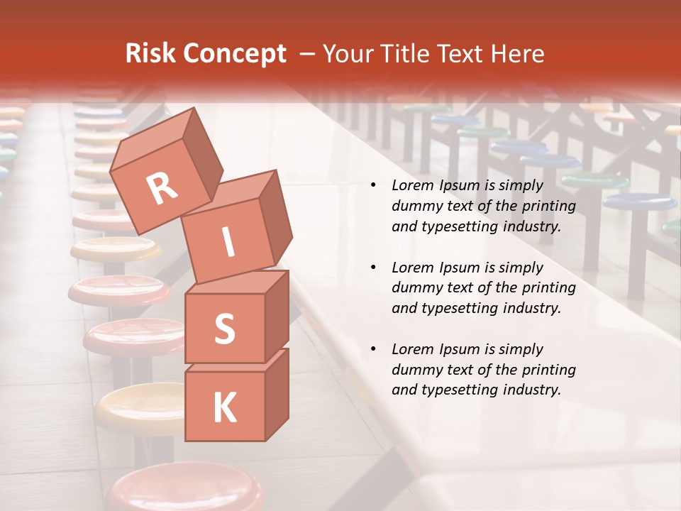 Lunchtime Cafeteria White PowerPoint Template