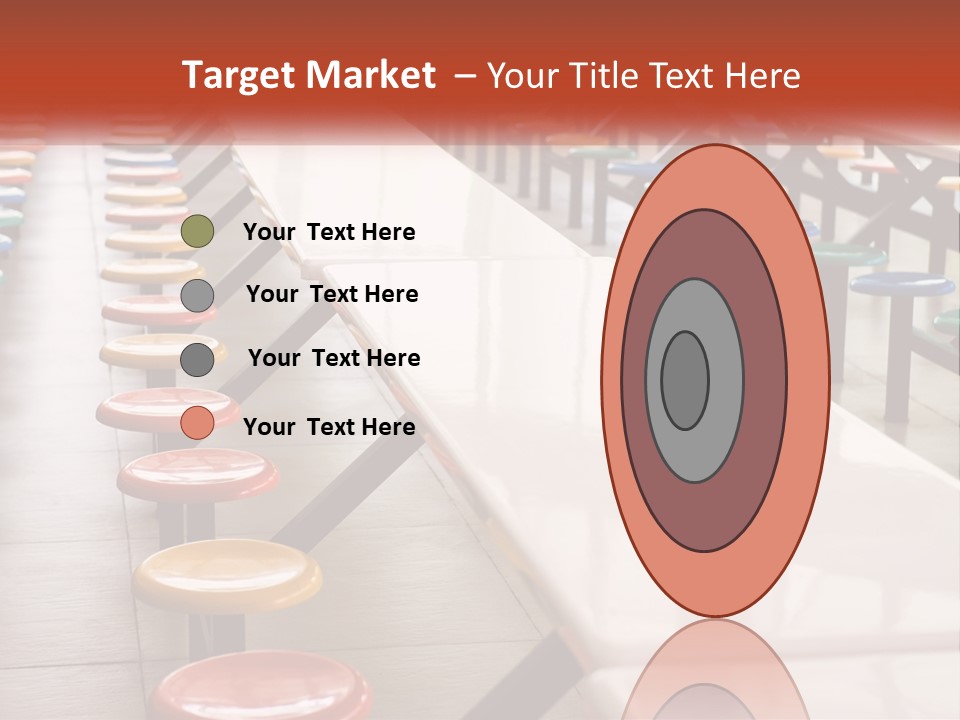 Lunchtime Cafeteria White PowerPoint Template