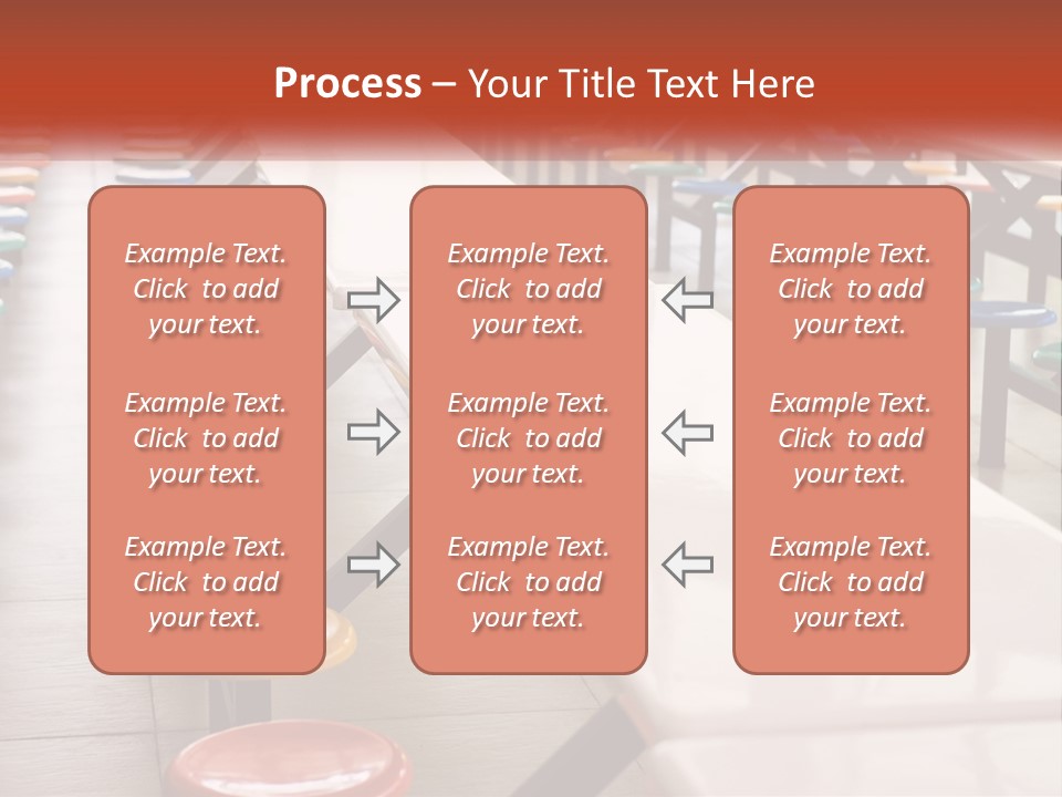 Lunchtime Cafeteria White PowerPoint Template