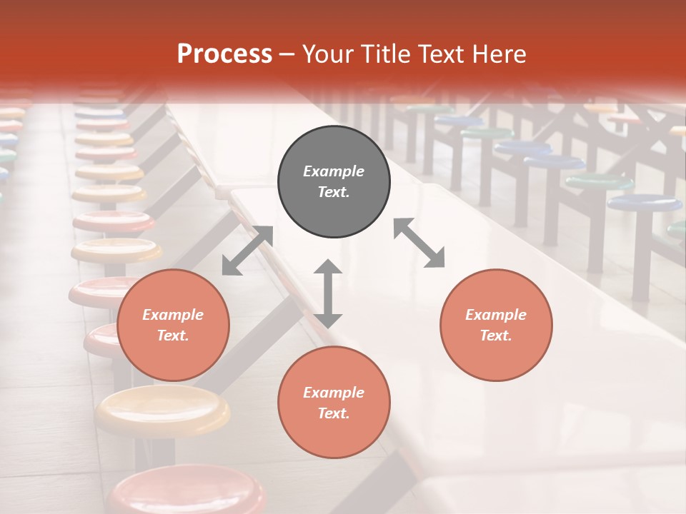 Lunchtime Cafeteria White PowerPoint Template
