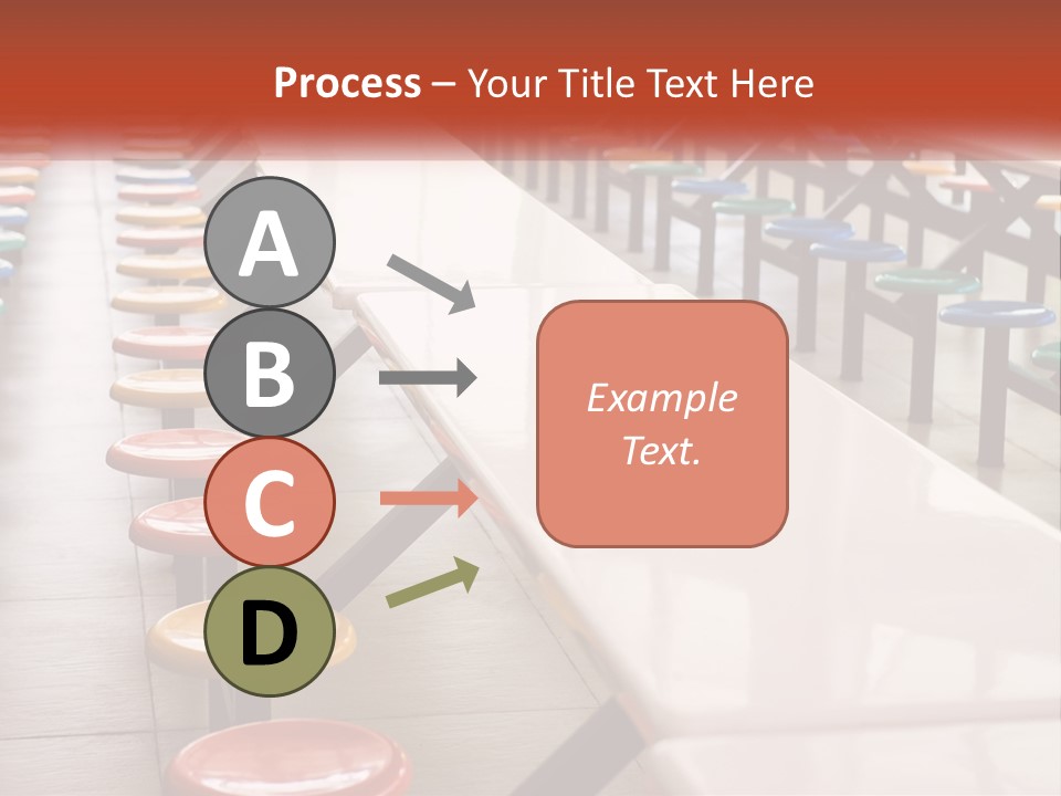 Lunchtime Cafeteria White PowerPoint Template