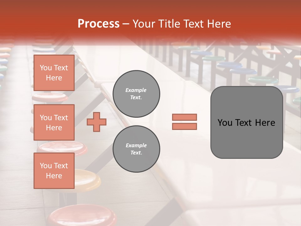 Lunchtime Cafeteria White PowerPoint Template