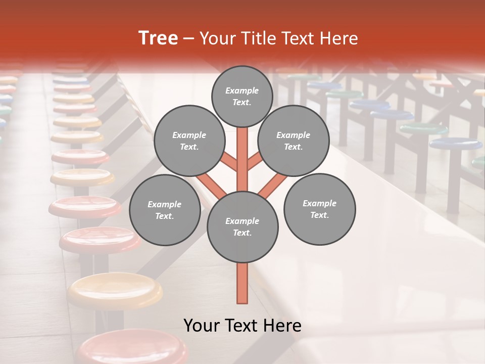 Lunchtime Cafeteria White PowerPoint Template