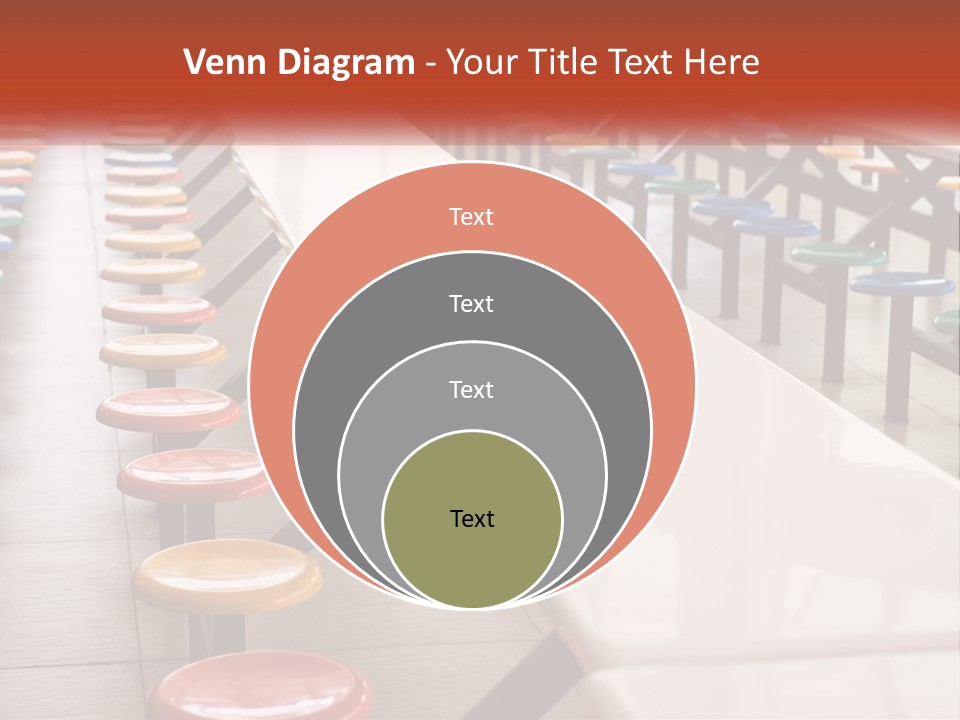 Lunchtime Cafeteria White PowerPoint Template