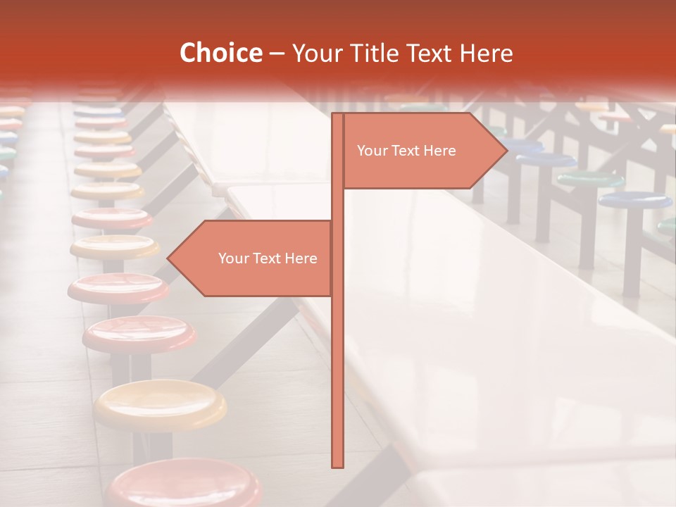 Lunchtime Cafeteria White PowerPoint Template