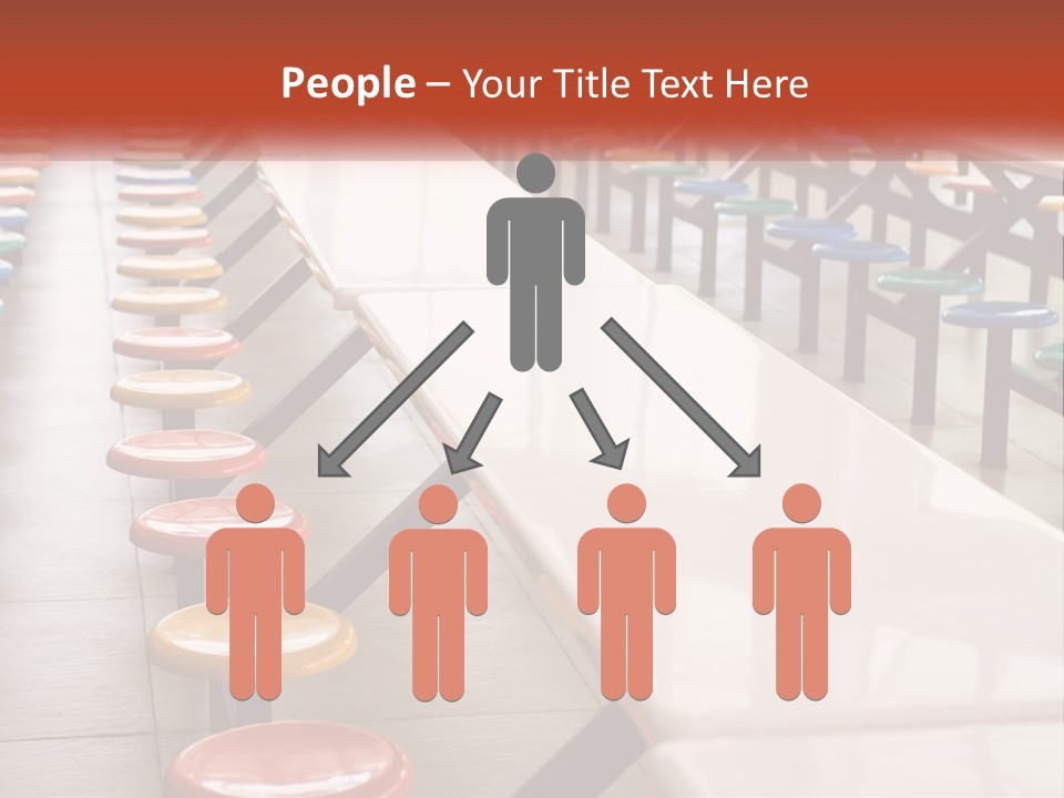 Lunchtime Cafeteria White PowerPoint Template