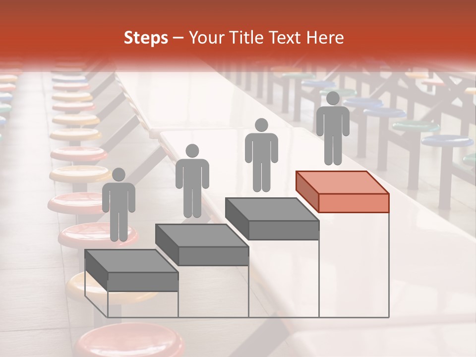 Lunchtime Cafeteria White PowerPoint Template