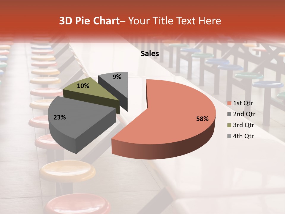 Lunchtime Cafeteria White PowerPoint Template
