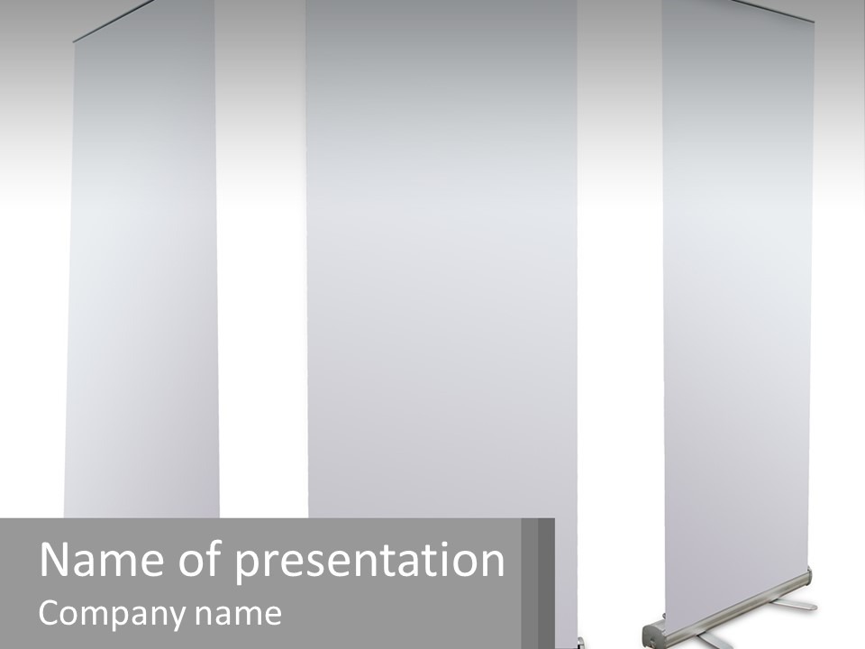 Rollup Surface Roll PowerPoint Template