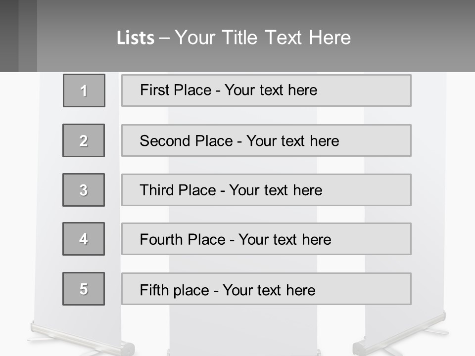Rollup Surface Roll PowerPoint Template