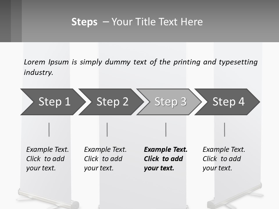 Rollup Surface Roll PowerPoint Template