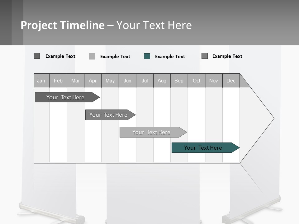 Rollup Surface Roll PowerPoint Template