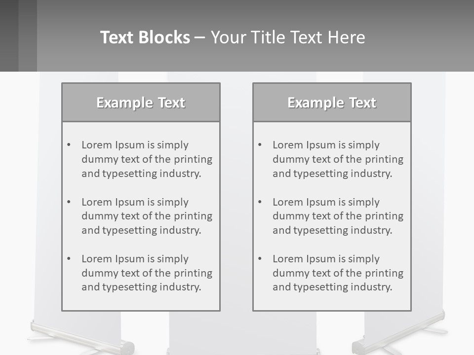Rollup Surface Roll PowerPoint Template