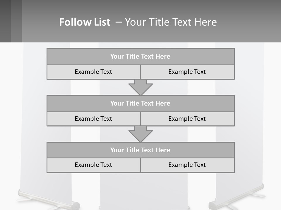 Rollup Surface Roll PowerPoint Template